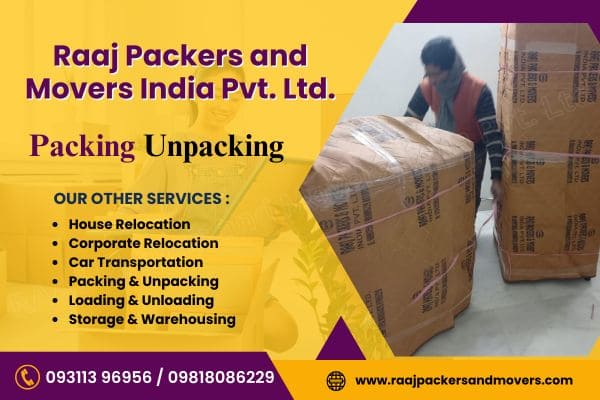 RAAJ Packers and Movers India Pvt. Ltd